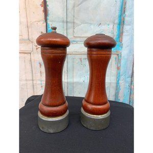 Verity Southall LTD. Wooden Salt Shaker and Pepper Mill Set